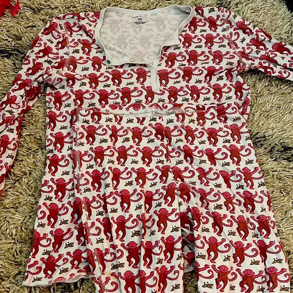 Pink Monkey Pajamas